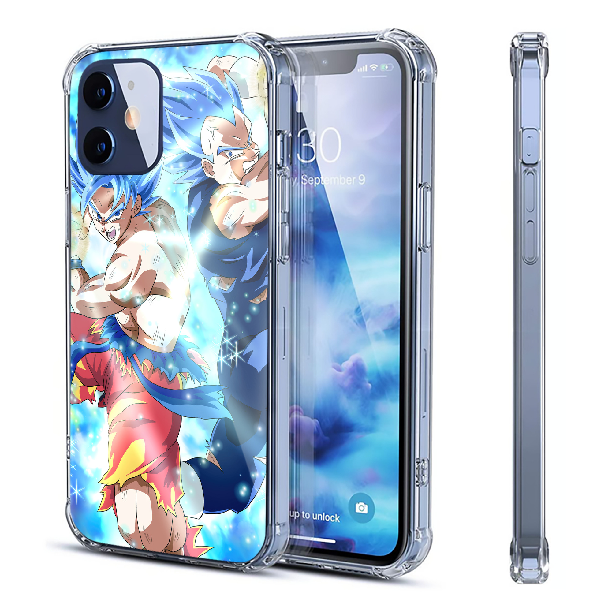 （画像用） ドラゴンボール DRAGON BALL 【iPhone 12シリーズ対応】透明スマホケース（クリアソフトケース）